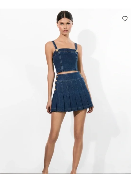 Alice And Olivia Jean Skirt - Picture 8 of 8